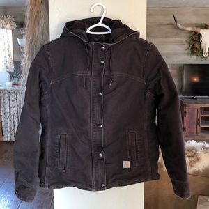 Women’s Carhartt hooded Sherpa jacket Small